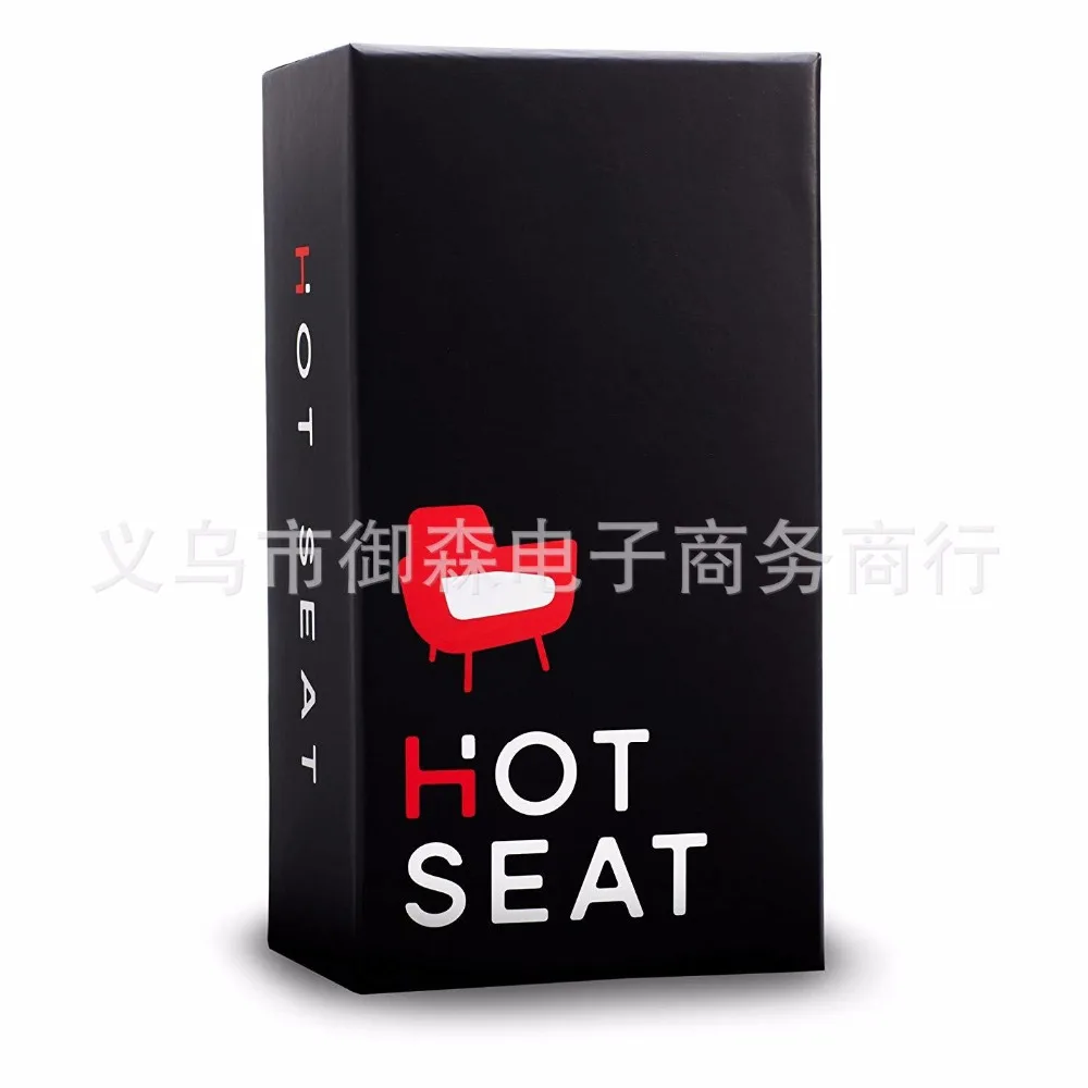 

Hot Seat Adult Party Game Card board
