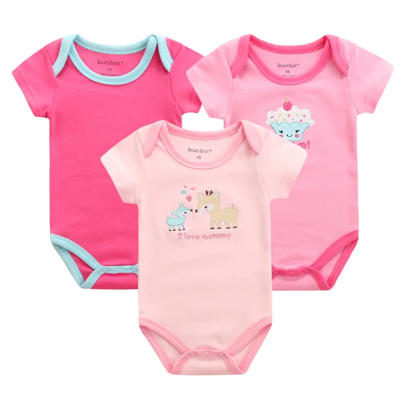 Buy 3PCS/LOT Baby Bodysuits Baby Body Bebes Cotton Baby Boy Girl Clothes