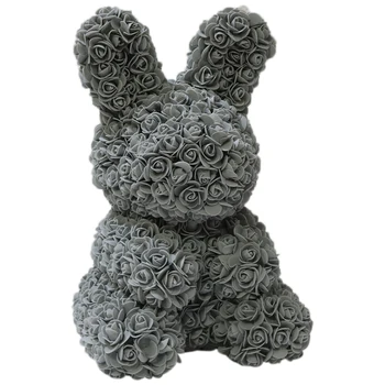 

HOT SALE Artificial Rose Rabbit Dolls Wedding Valentine'S Day Birthday Girlfriend Toy Simulated Love Gift Anniversary Present