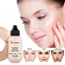 TEAYASON 6 colores mate crema correctora de aceite duradero iluminar maquillaje hidratante líquido cara natural base TSLM2