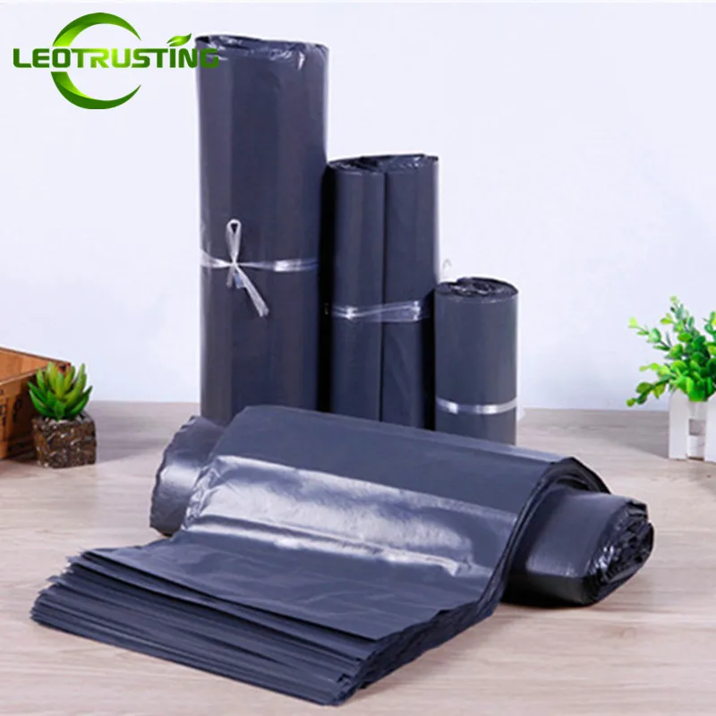 Leotrusting Dark Gray Poly Mailing Adhesive Envelope Bags Bolsa Gift