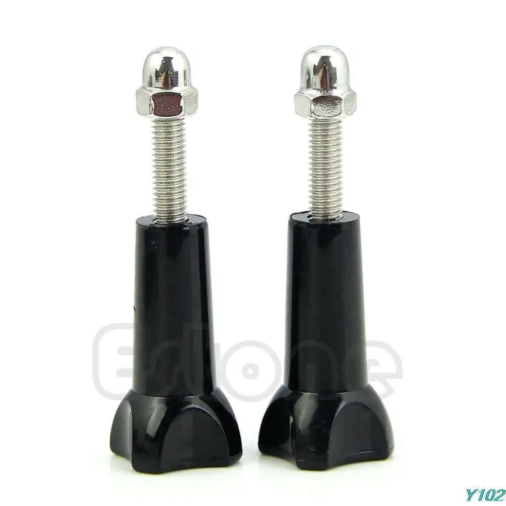 

2Pcs Long Stainless Aluminum Thumb Knob Bolt Nut Screws For Gopro HD Hero 2 3 3+