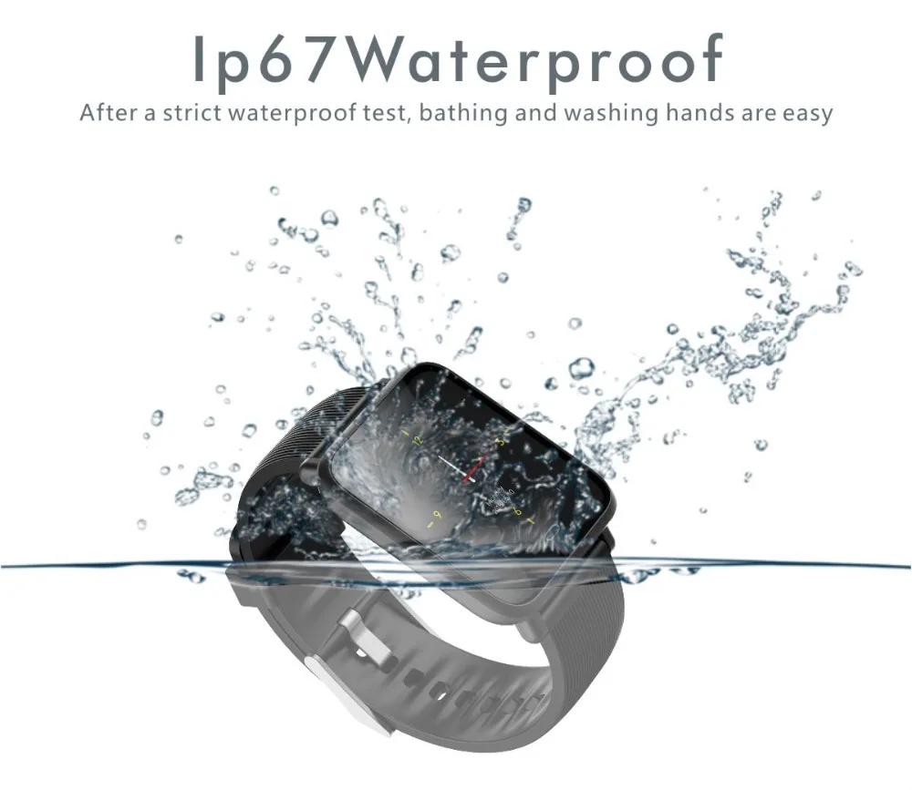 Imosi Q9 Смарт-часы с монитором артериального давления и сердечного ритма IP67 водонепроницаемые спортивные фитнес-часы для мужчин и женщин