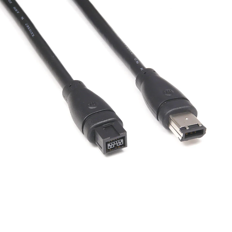 yan 4 to 4 PIN IEEE 1394 FIREWIRE iLINK Cable 6FT PC MAC DV Black New yan 4 to 4 PIN IEEE 1394 FIREWIRE iLINK Cable 6FT PC MAC DV Black New