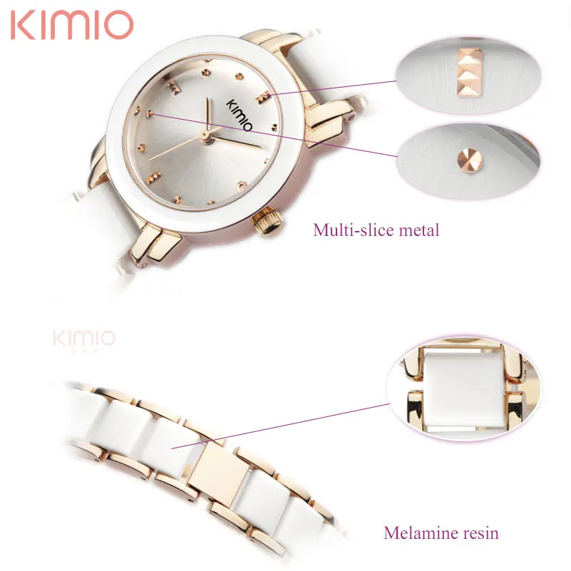women quartz watches fashion lady bracelet watches KIMIO brand 2017 gift clock dress watch luxury female gold wristwatches