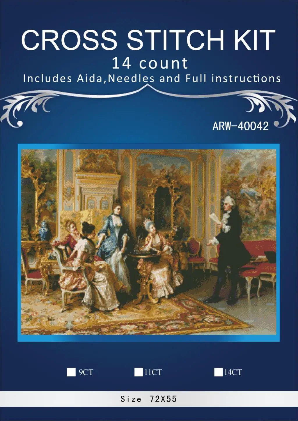 ONEROOM Chat Noble lady craft Art People 14CT Набор для вышивки крестиком на холсте DMC модные наборы