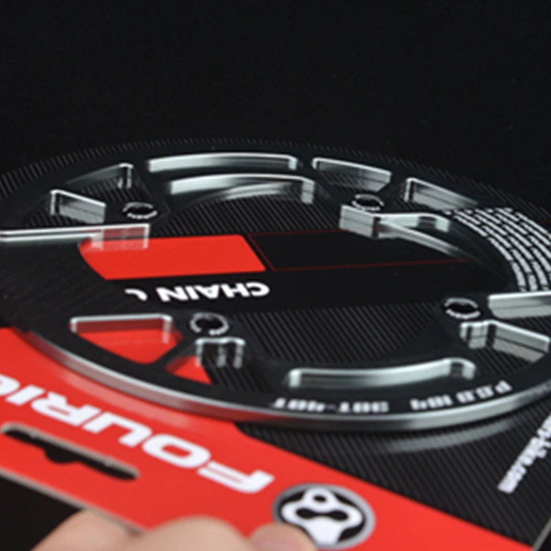 Perfect Fouriers MTB Guard Protect 30-40T PCD104mm Bike Crankset Full CNC Protection plate Bicycle Tooth Disk Bicycle Protection plate 2