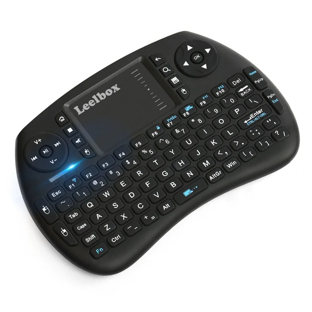 

OPEN-SMART English 2.4GHz Wireless i8 Keyboard Touchpad Fly Air Mouse For Android TV Box Gaming Mini PC