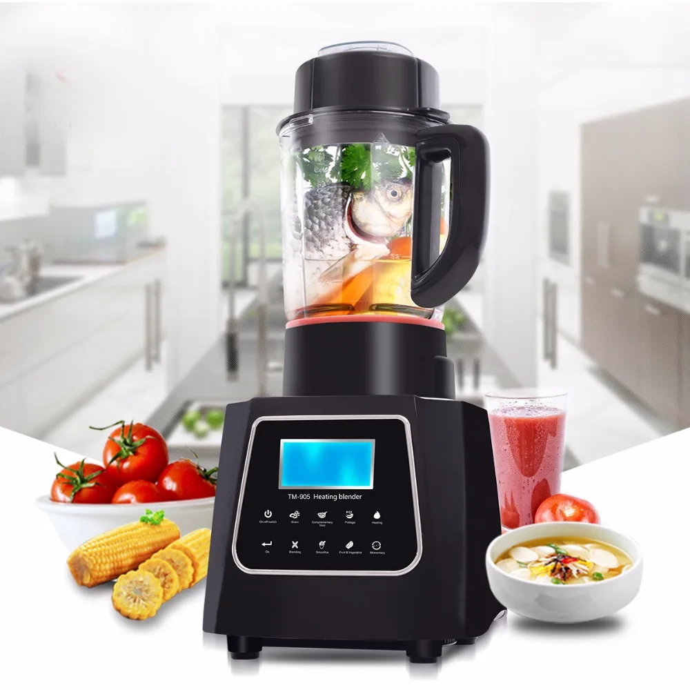 China Manufacturer hot soup maker heating blender TM 905 black 1.75L