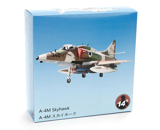 1/72 масштаб военный IAF Дуглас A-4 Skyhawk истребитель литой металлический самолет модель игрушки для коллекции подарок детям