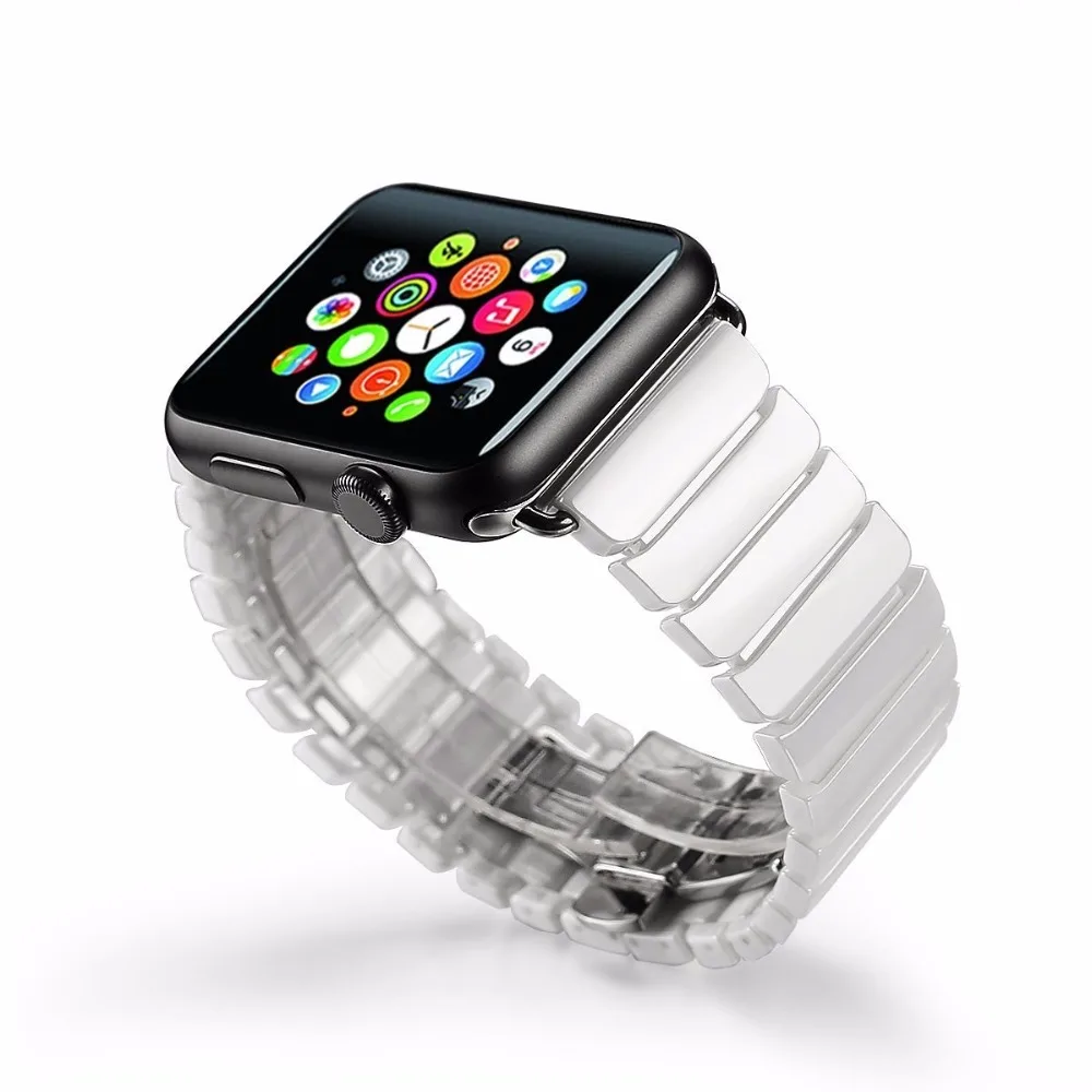 Ремешок сменный керамический для Apple watch Sport & Edition Iwatch SE 6 5 4 38 40 42 44 мм|Ремешки часов|