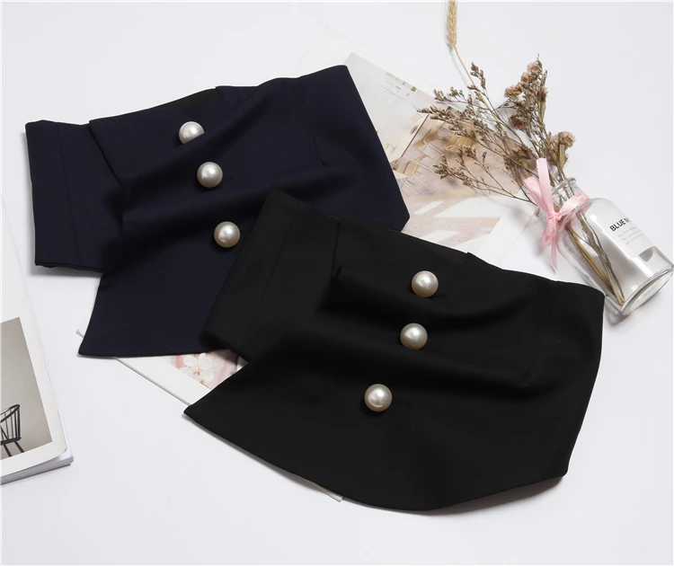 

Marke Anzug Stoff Kleid Gьrtel Frauen Schwarz 19 CM Breiten Gьrtel Kleid Zubehцr Weibliche Gьrtel Caestus Abnehmen Korsett Gurt