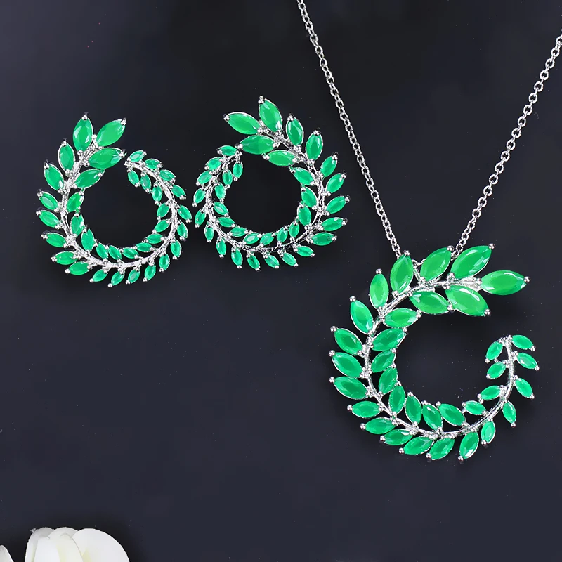 Emerald Jewelry Set1