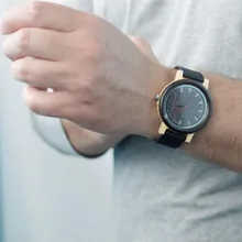 BOBO BIRD M13 деревянные аналоговые наручные часы из черной кожи кварцевые мужские часы Повседневный подарок для мужчин