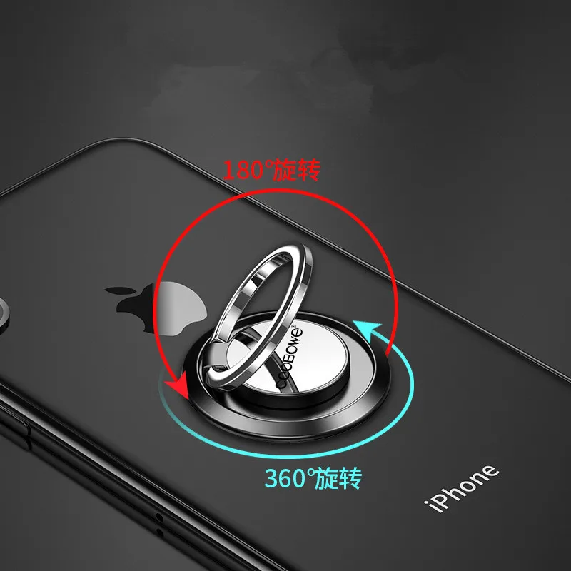 

Mobile phone ring bracket car bracket 360 degree rotating table bracket is suitable Ring Grip Pocket for iPhone 7 8 X