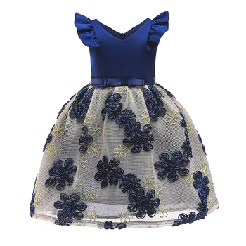 

New Christmas Party Girls Dresses Baby Princess Dress 3D Printting Halloween Costume Sleeveless Baby Girls Clothes 3-9yrs
