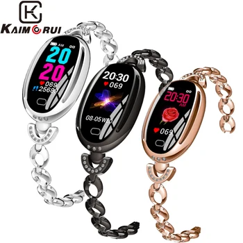

Fitness Tracker E68 Women Fitne Bracelet Watch Heart Rate Monitor Bluetooth Wristband Pedometer Smartband for Android IOS Phone