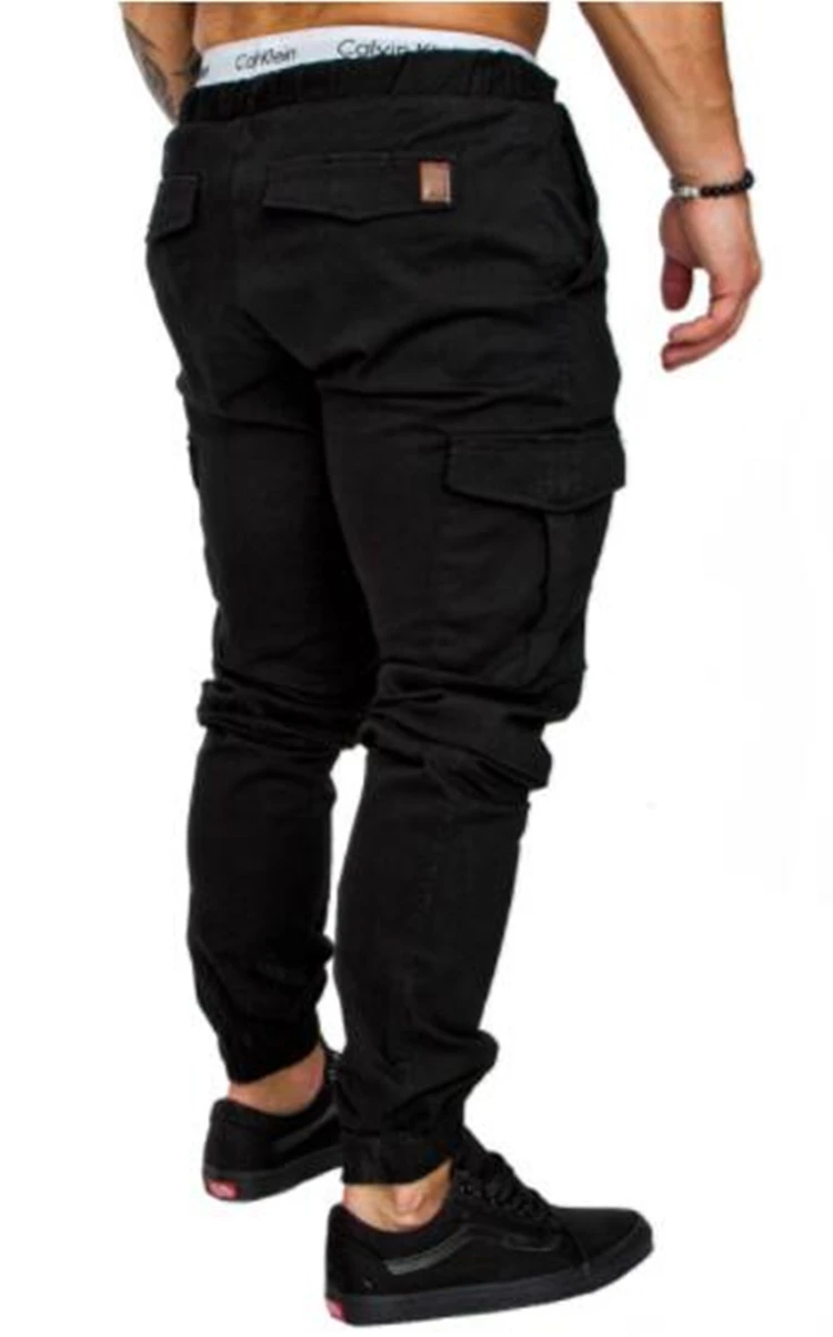 Мужские повседневные брюки мульти-карман рабочие брюки Для мужчин s Повседневное штаны хлопковые штаны Для мужчин брюки Фитнес Для мужчин