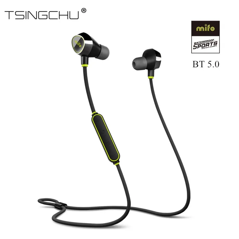 

[Upgraded Version] Mifo i8 Bluetooth 5.0 Sports Earphone Wireless Stereo HiFi Music Headpone Earbuds Magnetic Suction Charging