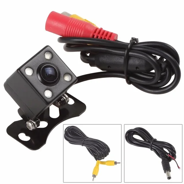 universal car parking camera rear camera with reverse image HD cmos BACK UP camera waterproof night vision with 8 LED light