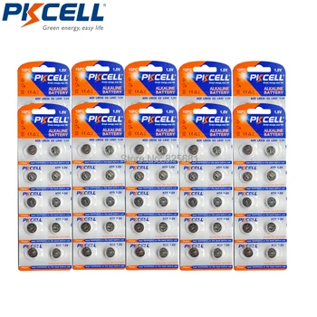 

100Pcs 10Card AG9 Alkaline Button Coin Batteries LR45 LR194 LR936A 1.5V 45mAh Cell Battery for watches toys