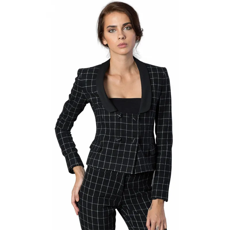 double breasted trouser suit ladies