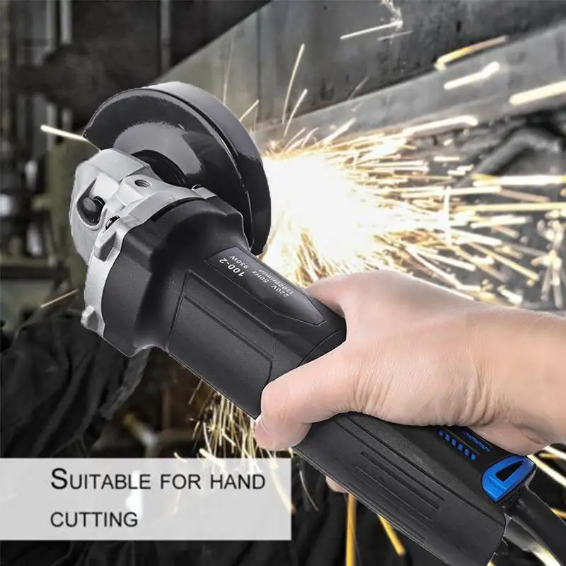 

950W 11000rpm Electric Angle Grinder Variable Speed Control Grinder Metal/Wood Grinding Cutting Polishing Machine Power Tools