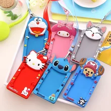 Фабрика до 10 моделей мультфильм 12*6 см резиновый автобус и ID держатель для карт чехол мешочек с держателем чехол; ID Сообщение PAD чехол держатель