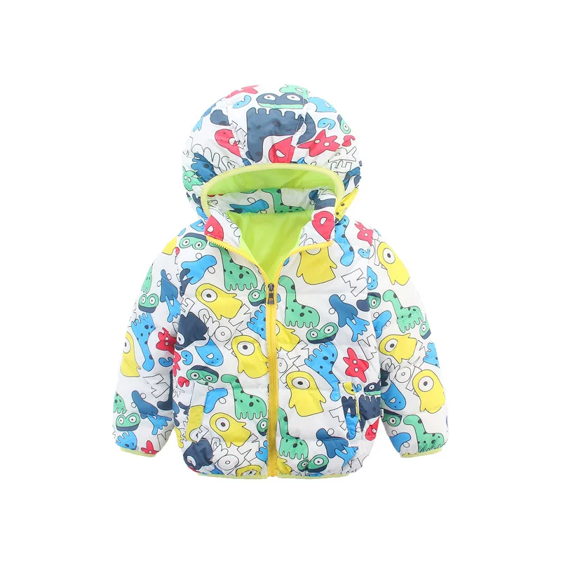Fashion Boys Winter Jacket Brand Duck Down Jackets for Girls Cartoon Thick Outerwear Hooded Coat Jackets