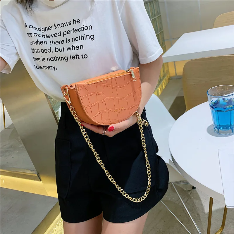 

Female Crossbody Bag For Women 2019 Quality PU Leather Luxury Handbag Designer Sac Main Alligator Saddle Shoulder Messenger Bag