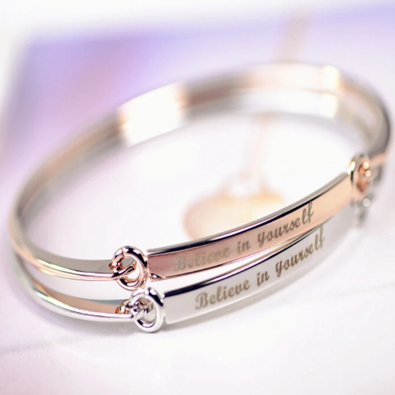 

Fiance Couple Titanium Bracelet Couple Silver Titanium Heart Model Bracelet