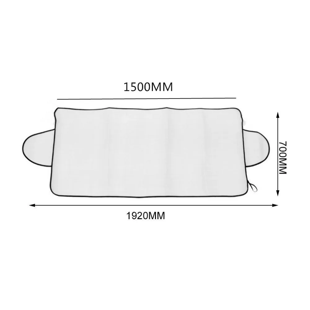 Пленка на окно автомобиля, солнцезащитный козырек, защита от снега, мороза, льда, защита от пыли, УФ-защита, Зимний Козырек, Складное Лобовое стекло
