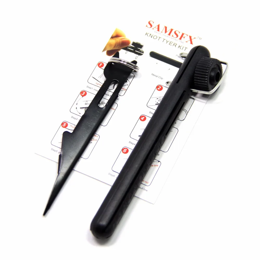 SAMSFX Fly Tying Tools Accessories Quick Knot Tying Tool and Plastic