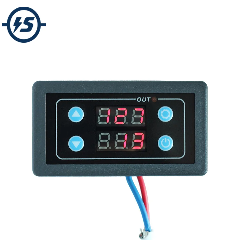 AC 85 265V Digital Dual Display Time Relay Module Timer Cycle Control
