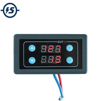 

AC 85-265V Time Relay Module Timer Cycle Control Setting Adjustable Timing Range Relay Module Digital Dual Display