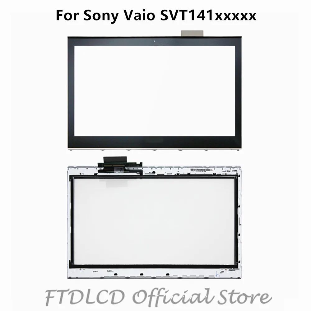 FTDLCD 14 ''сенсорный экран дигитайзер + рамка для Sony Vaio SVT141C11L SVT14127CLS SVT141C11U SVT14118CCS |