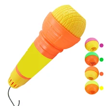 1 шт. Красочный микрофон пение Музыкальные инструменты подарок на день рождения Дети Вечеринка песня музыкальные игрушки для детские подарки на день рождения