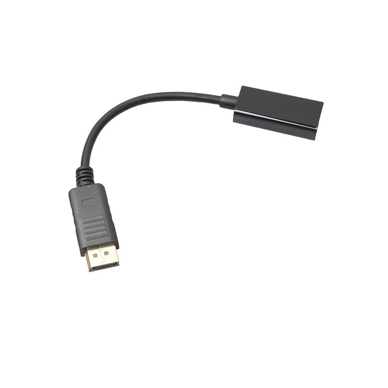 20cm DisplayPort Cables Black White Display Port DP Male to HDMI Female Adapter Converter Cable For Computer