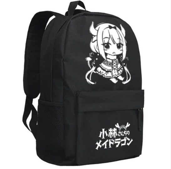 

New Miss Kobayashi's Dragon Maid Kobayashi-san Chi no Maid Dragon kanna Cosplay Backpack Cartoon Bag Anime Oxford Schoolbag