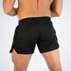 GITF Mens Gym Training Shorts Men Sports Casual Clothing Fitness Workout Running Grid quick-drying compression Shorts Athletics 2