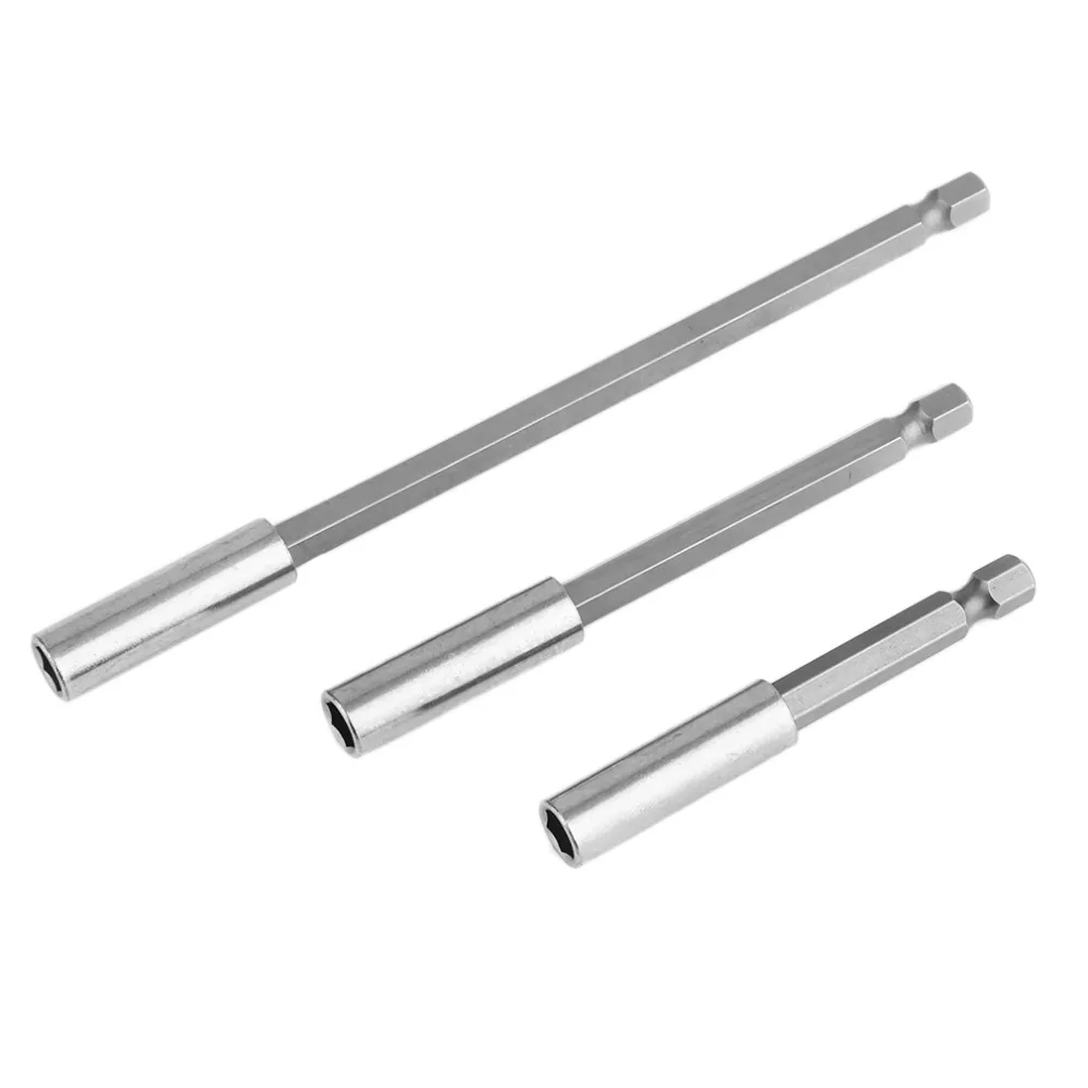 High quality 3pcs Hex Shank Drill Bit Extension Connector 3