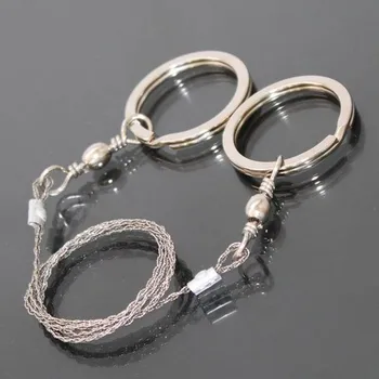 

EDC Emergency Survival Gear Stainless Steel Wire Saw Wood Outdoor Camping Hiking Manual Hand Steel Rope Chain Saw Travel Tool