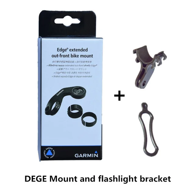 Garmin Edge series stop bracket 25 200 130 520 820 1000 1030 кронштейн/с камерой/фонариком кронштейн - Цвет: and FLashlight brack