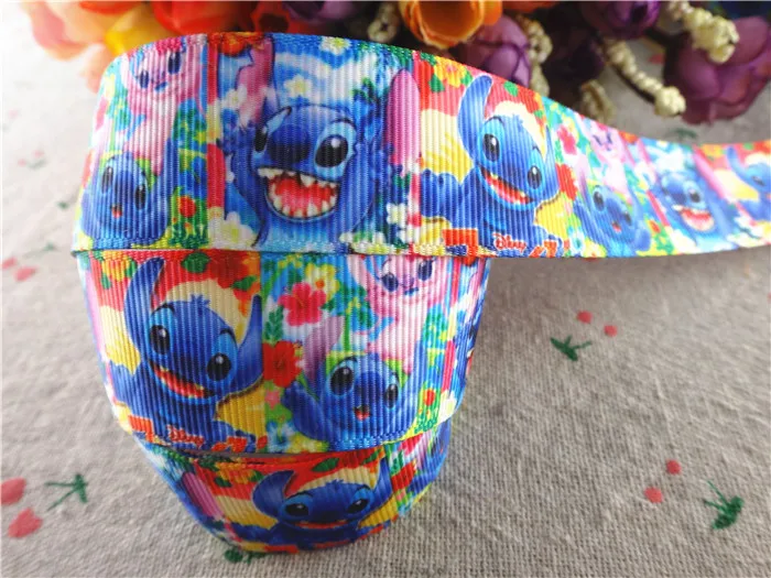 

16100754,new arrival 1'' 25mm 10 yards printed grosgrain ribbons cartoon ribbon handmade hair bows