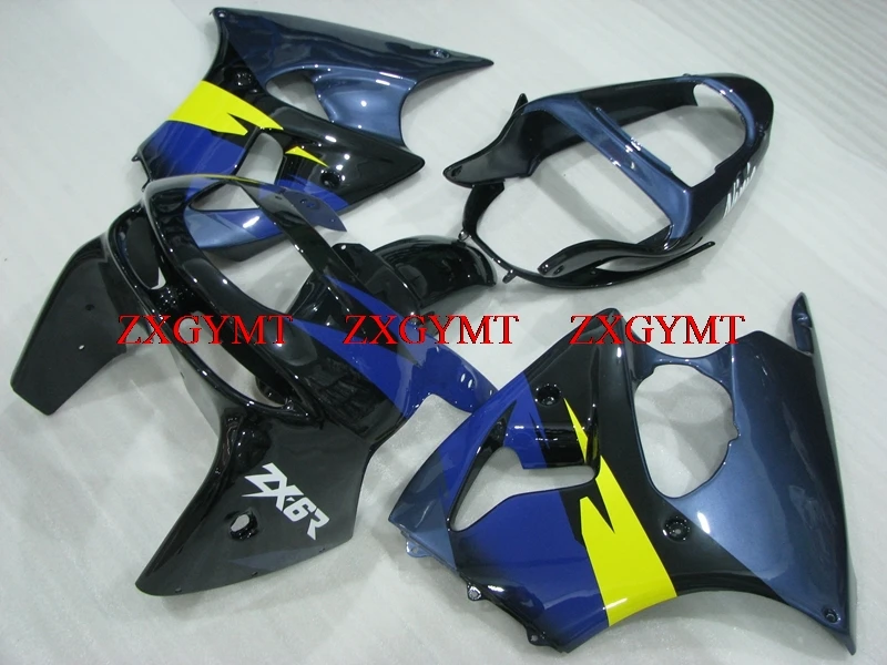 

Motorcycle Fairing for for Kawasaki Zx6r 1998 - 1999 Fairings Zx6r 99 purple Black Silver Fairings Zx6r 98