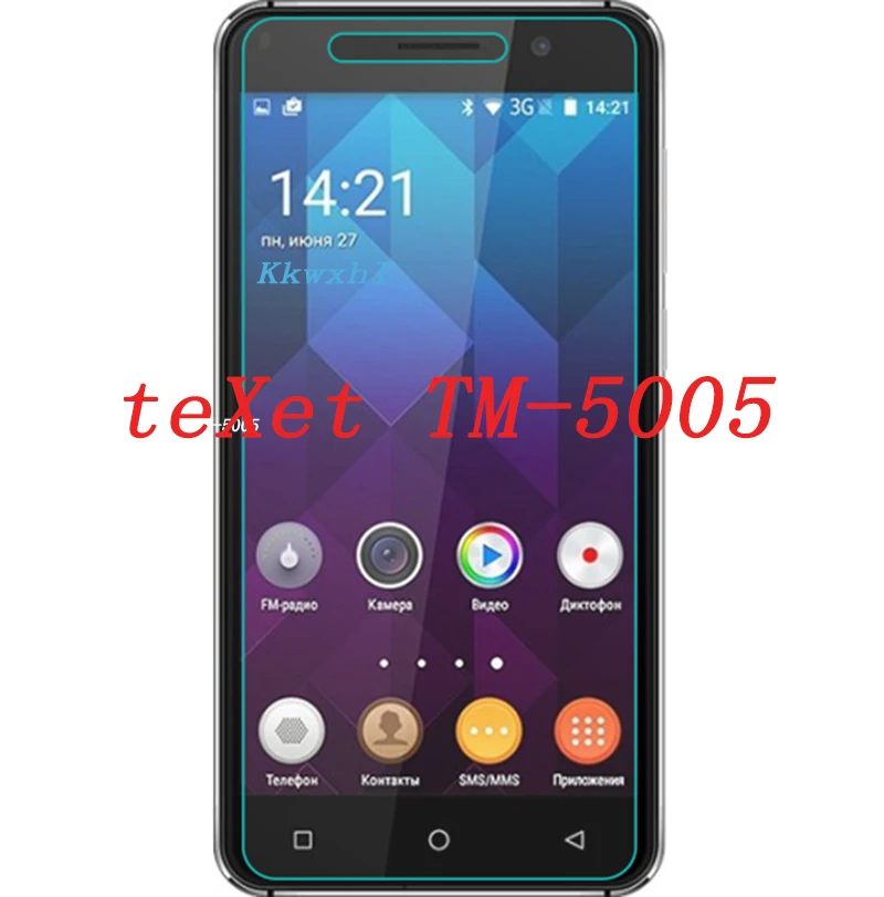 Smartphone Tempered Glass  for teXet TM-5005 TM5005 TM 5005 9H Explosion-proof Protective Film Screen Protector cover phone