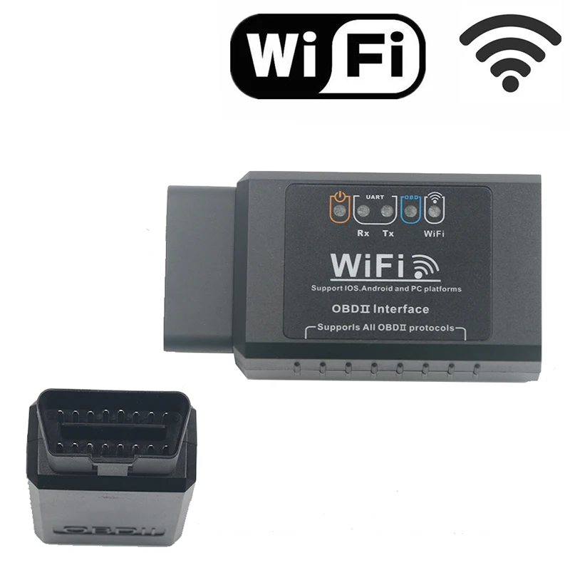 Автомобильный OBD 2 wifi беспроводной OBD ii OBDii диагностический инструмент ELM327 wifi OBD2 инструмент работает для iphone IOS Android Smart ELM 327