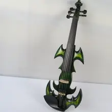 Лучшие модели Зеленый цвет оптимизировать 5 Строки 4/4 Электрический Скрипки, твердой древесины