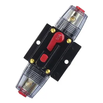 

50 Amp In-Line Circuit Breaker Stereo/Audio/Car/RV 50A/50AMP Fuse 12V