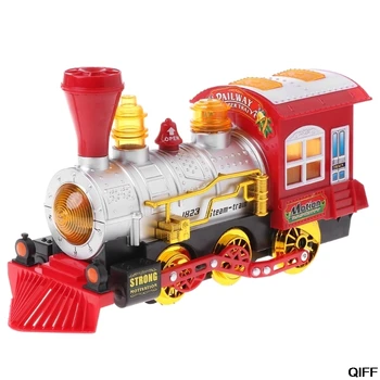 

Drop Ship&Wholesale Bubble Blowing Toy Train Battery Powered Locomotive Engine With Light And Music May06